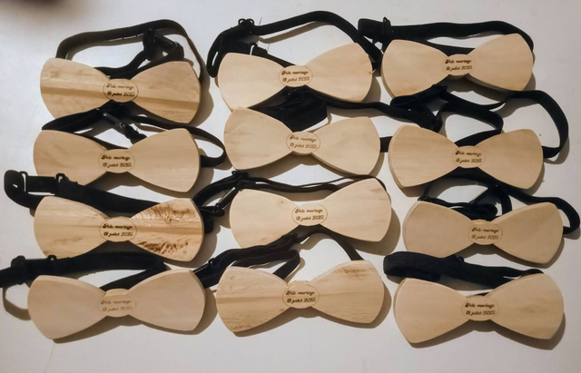 Noeud papillon personnalisé ou non 