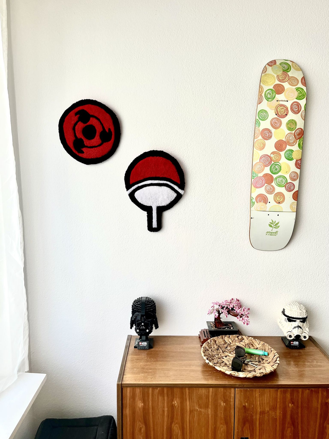 Paire de tapis Mural Uchiha/Sharingan