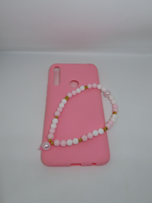 Bijoux téléphone rose et blanc
