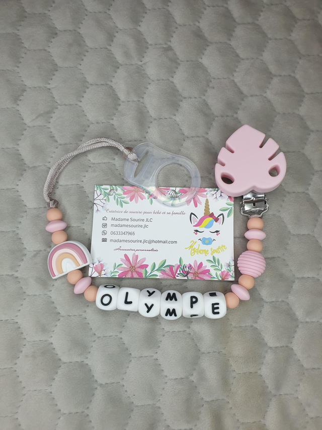 Attache Tétine Arc-en-ciel