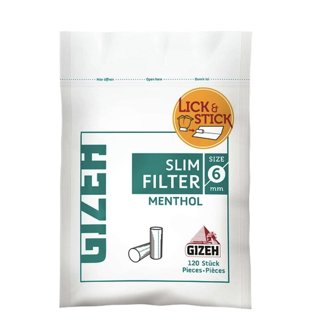 Filter 37 | Gizeh Slim Filter Menthol 6mm