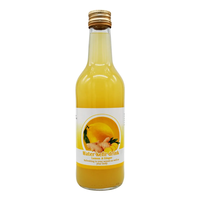 Lemon &amp; Ginger water kefir drink - 330ml