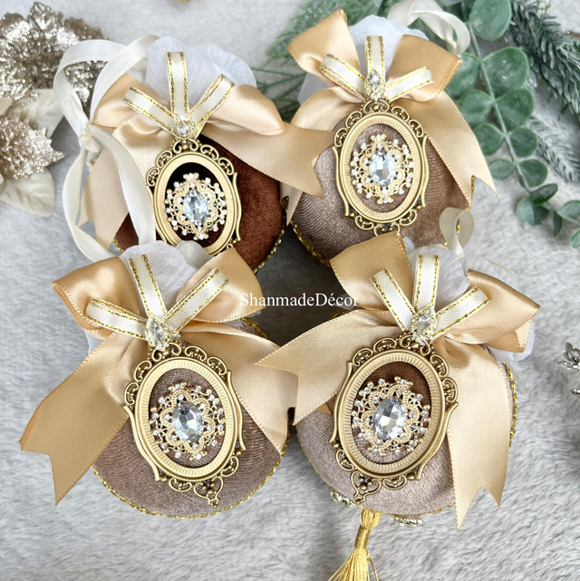Beige &amp; Brown Baubles 
