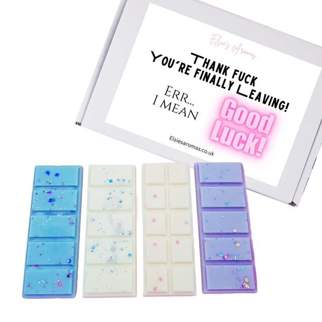 NEW JOB GIFT BOX THANK F**K YOU&#039;RE FINALLY LEAVING! GOOD LUCK