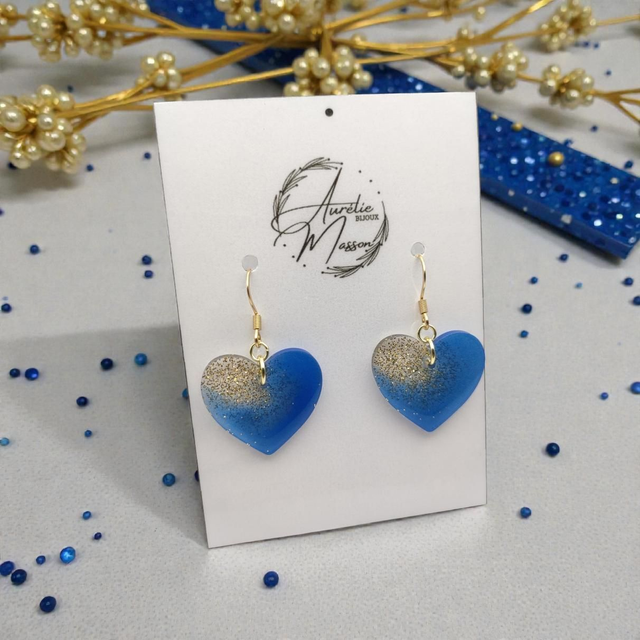 Boucles d'oreilles "Heavenly Blue"