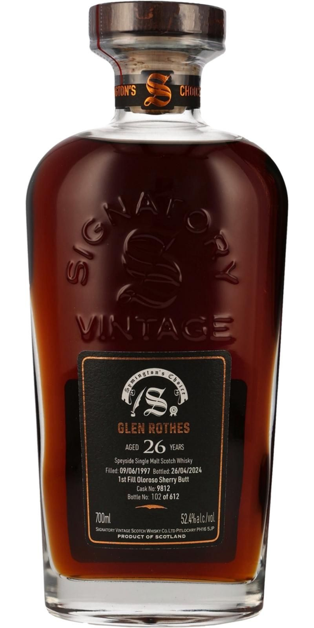 Whisky GLENROTHES 26Y SIGNATORY 1997/2004
