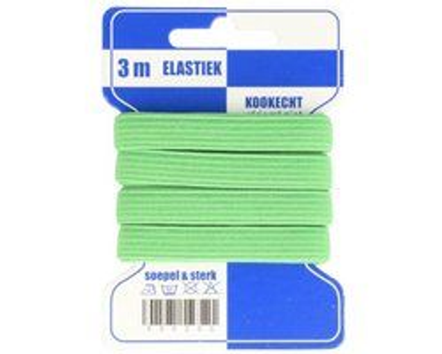 Elastiek 547 / groen / 10 mm / 3 m
