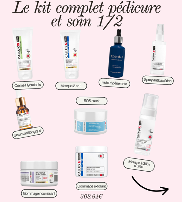 KIT COMPLET PÉDICURE ET SOIN