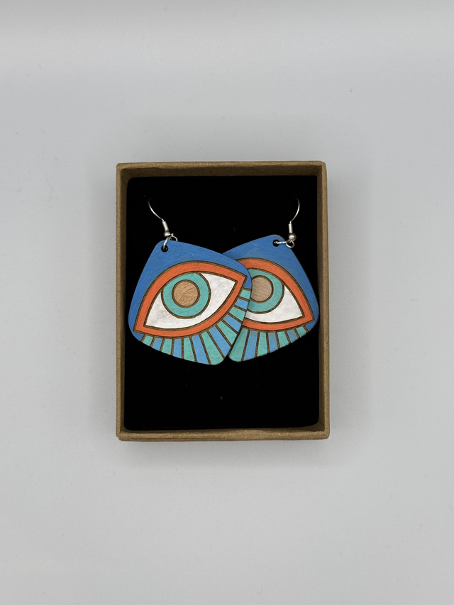 Boucles d’Oreilles « Œil Abstrait »