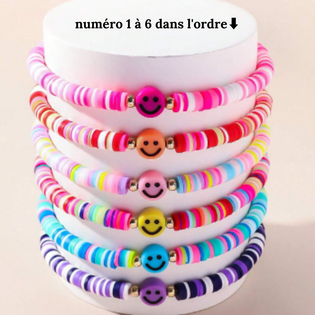 Bracelet bohème en argile polymère expression Femme