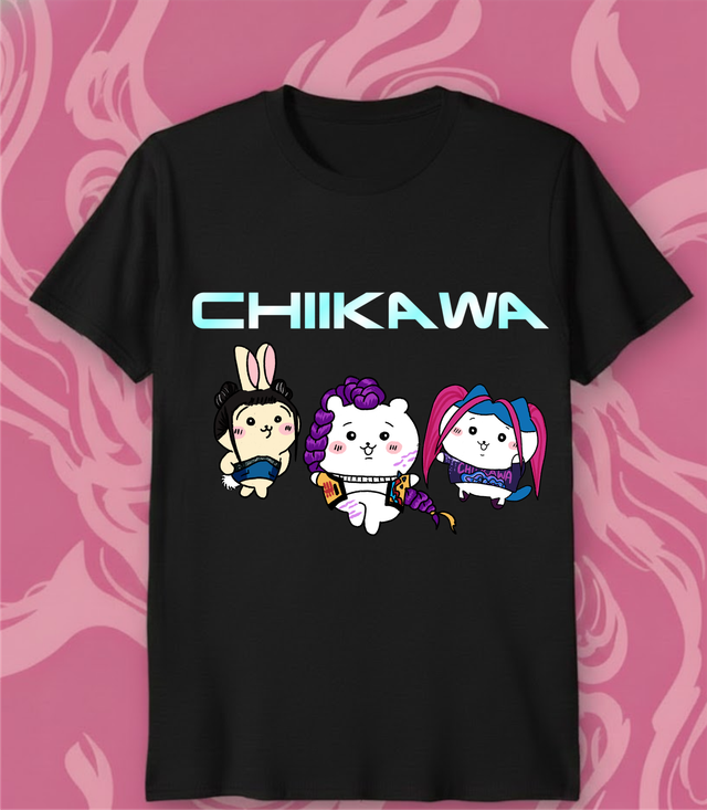 Cats Corner - Chiikawa Demon Hunters T-shirt