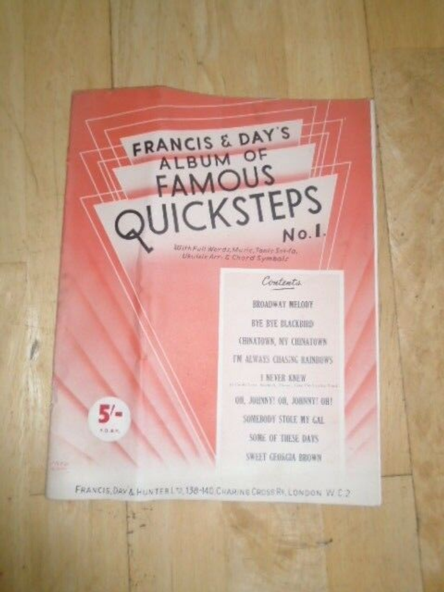 FRANCIS &amp; DAYS ALBUM OF FAMOUS QUICK STEPS NO 1
