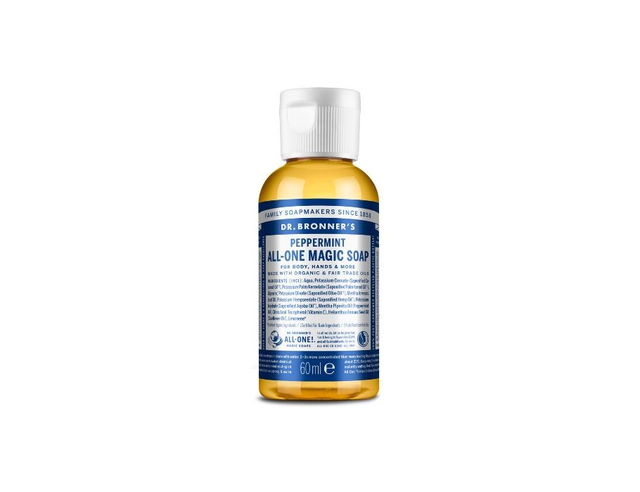 [Dr. Bronner's] Vloeibare Zeep - Pure Castile - Pepermunt - 60 ml