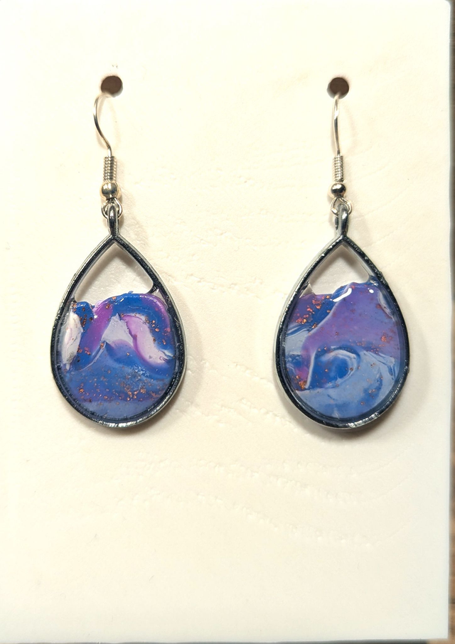 Boucles d'oreilles Nébuleuse