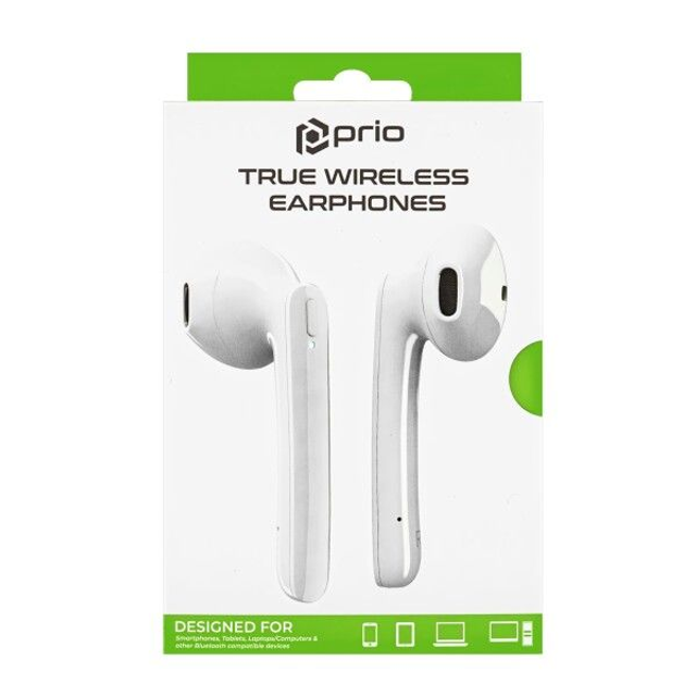 Prio Auricolare True Wireless bianchi