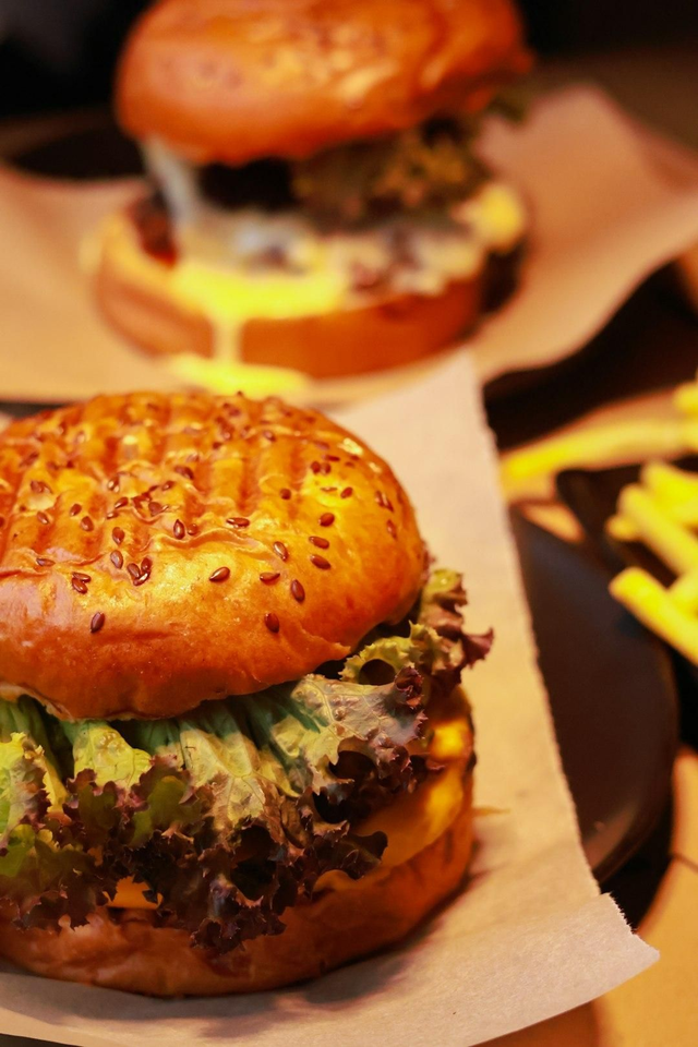 Double cheese burger seul