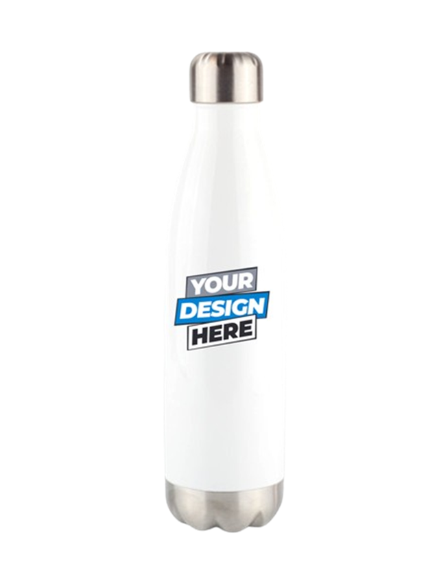 Personalised Water Bottles  - White - 500ml