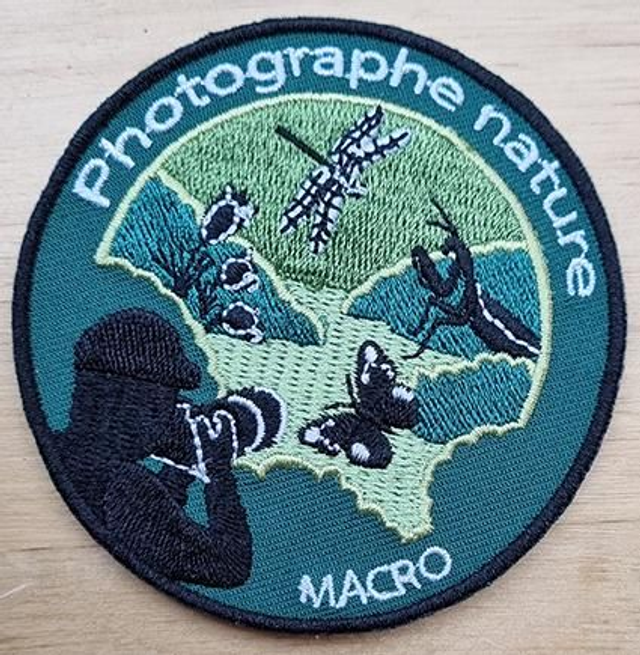 Écusson - Photographe nature : Macro