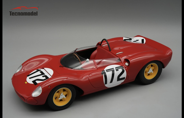 Ferrari 206 Dino SP Ollon - Villars #172 winner L. Scarfiotti Tecnomodel 1:18