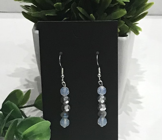Blue Dangling Earrings- BLDE01