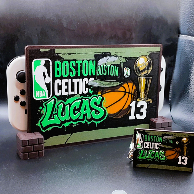 Support Dock Switch Personnalisé – Stand Vertical + Plaque Covering Sur-mesure | Création Unique