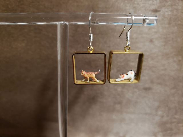 Katze rot und dreifarbig