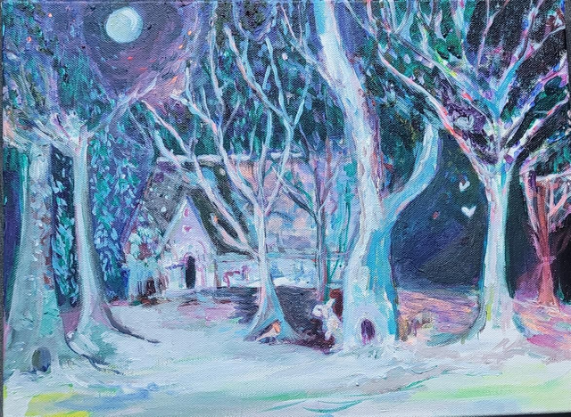 The Magical Moonlit Night-Hello Robin