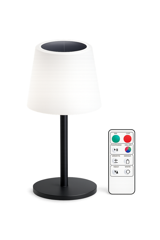 LAMPARA SOLAR METAL 15X15X40