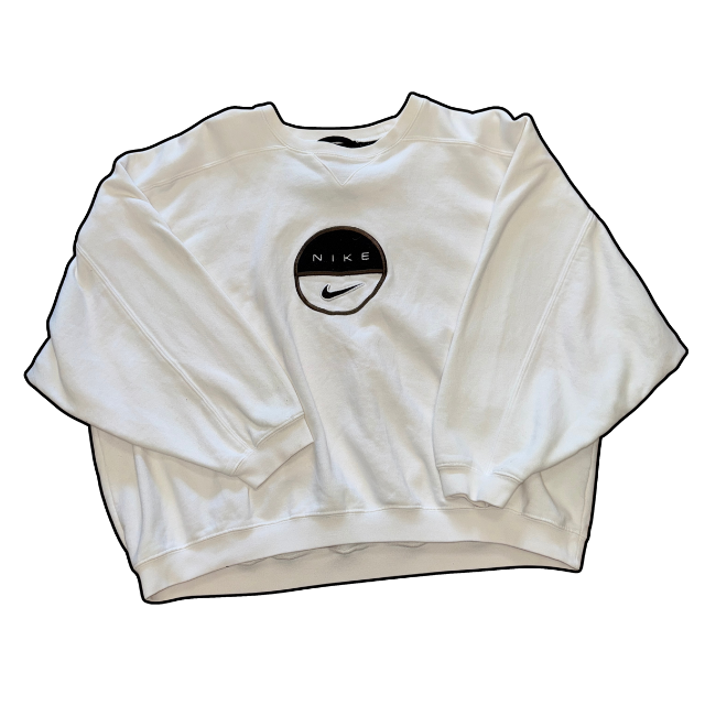Vintage 1990's Nike Embroidered Logo Jumper - XL