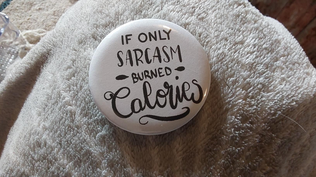 Magnet If only sarcasm burnt calories 