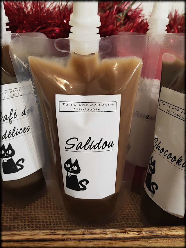 Fondant parfumé compressible Salidou (caramel beurre salé) - Squeezable wax