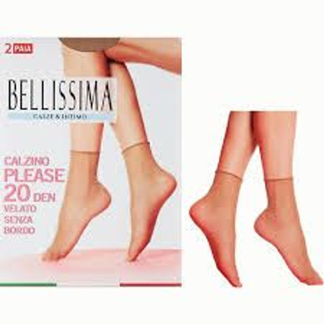 CALZINO PLEASE 20 DEN BIPACK BELLISSIMA 3 pezzi