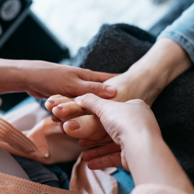 Soin complet des pieds avec semi-permanent