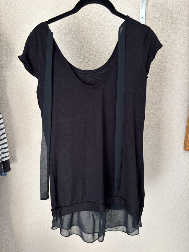 T-shirt noir United color of benetton (125)