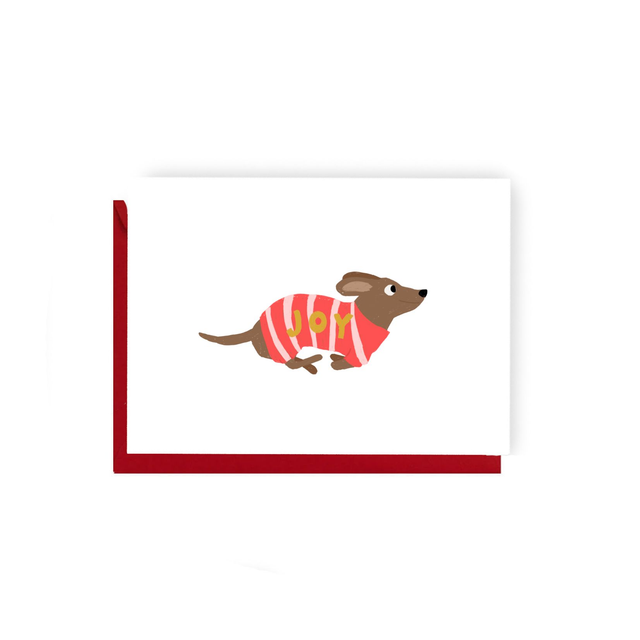 Christmas Winnie - Illustrated Christmas Card  