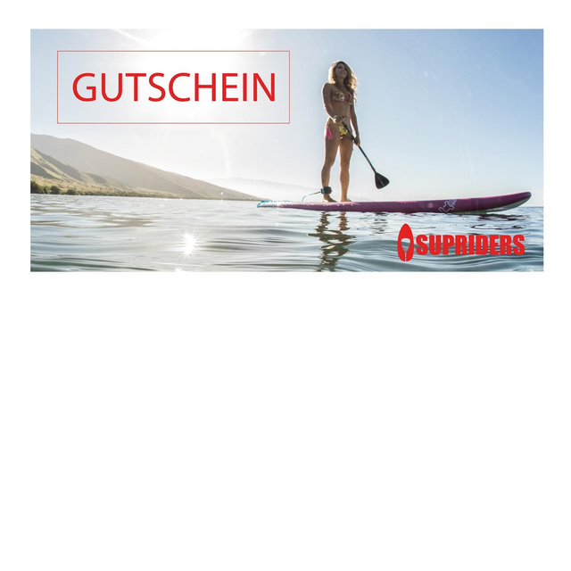 Individueller SUP Kurs: Gutschein für 1 Person inkl. Equipment 