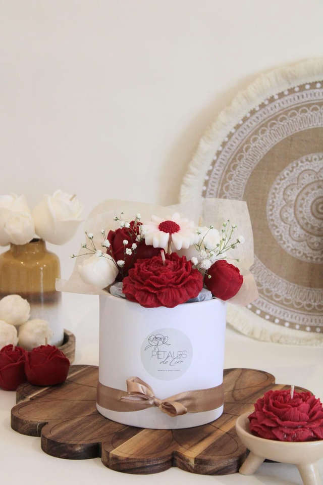 Bouquet de bougies &quot;Coup de foudre&quot;