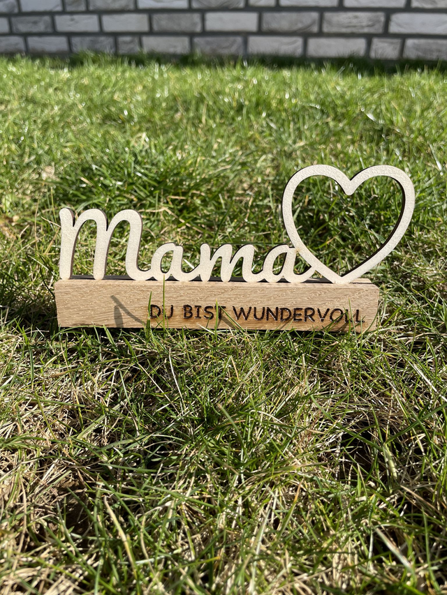 Klötzchenmotiv Mama