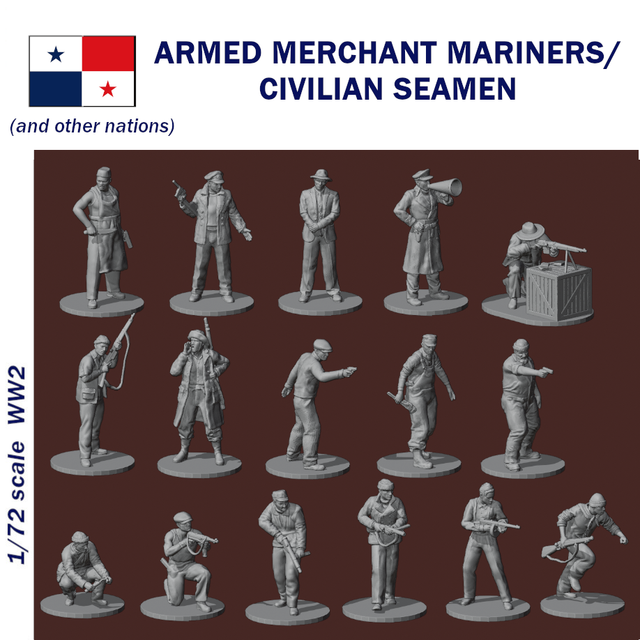 RezPla - Merchant Mariners 1/72 scale
