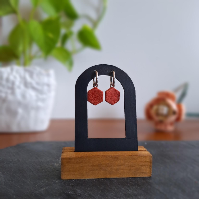 Terracota hexagonales - Argenté