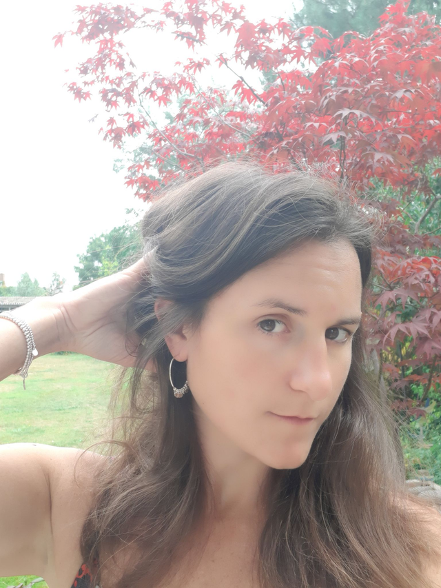 Silver Tassel Hoop Earring