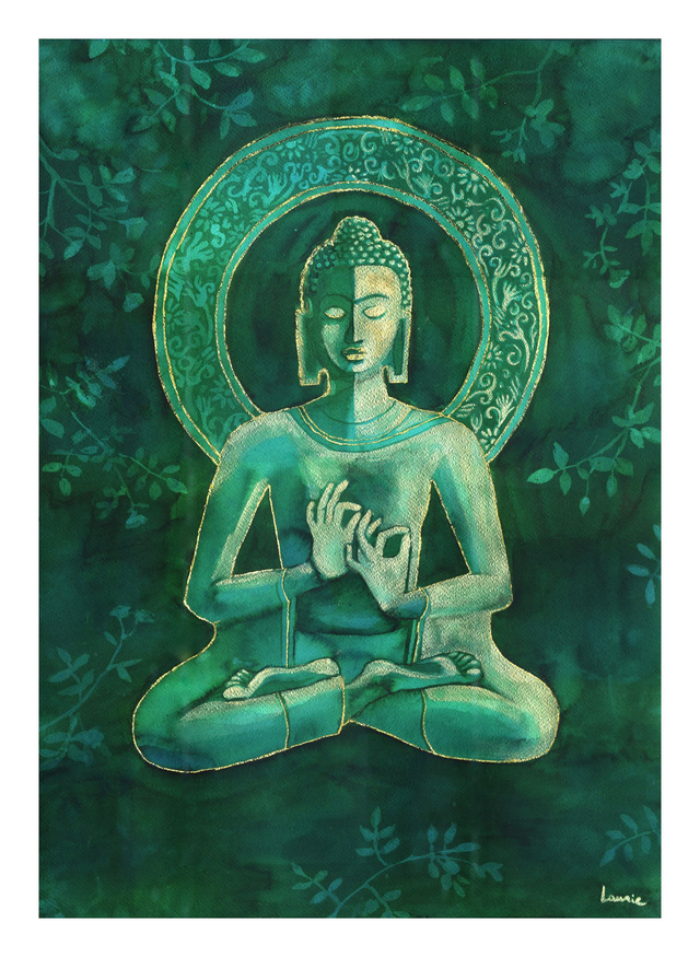 Fine art print "Emerald Bouddha"