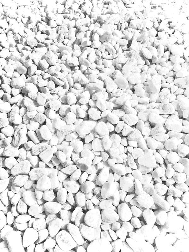 Ciottolo Bianco Carrara 7/15 mm