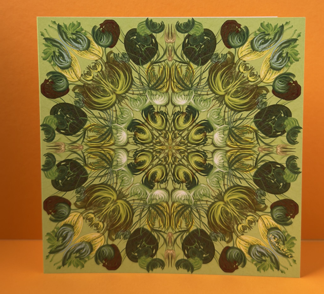 primavera 9 - karte mit einlageblatt und couvert