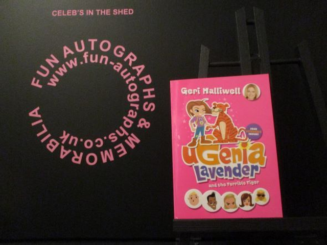 Geri Halliwell 'Ugenia Lavender &amp; The Terrible Tiger' Authentic Autographed Paperback Book