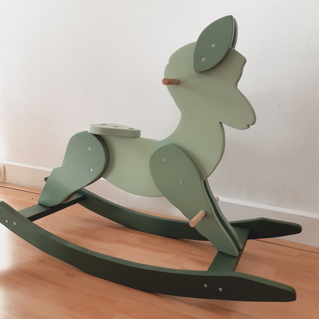 CHEVAL A BASCULE GREEN