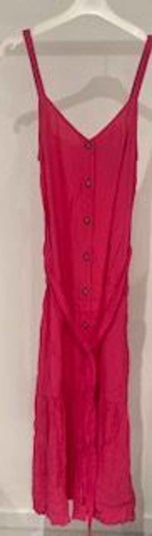 ROBE FUSHIA SANS MANCHE 