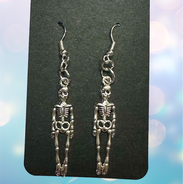 Skeleton Dangle Earrings