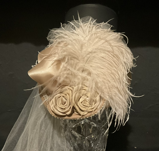 Victorian Style Hat (Beige)