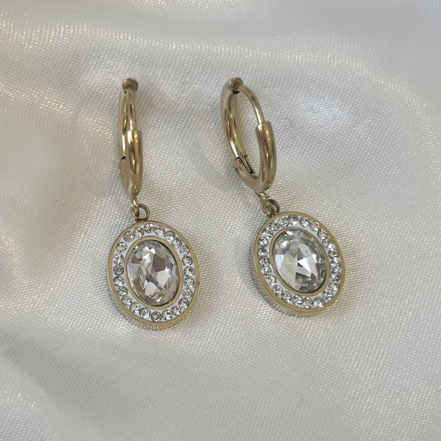 Boucles d’oreilles opaline 